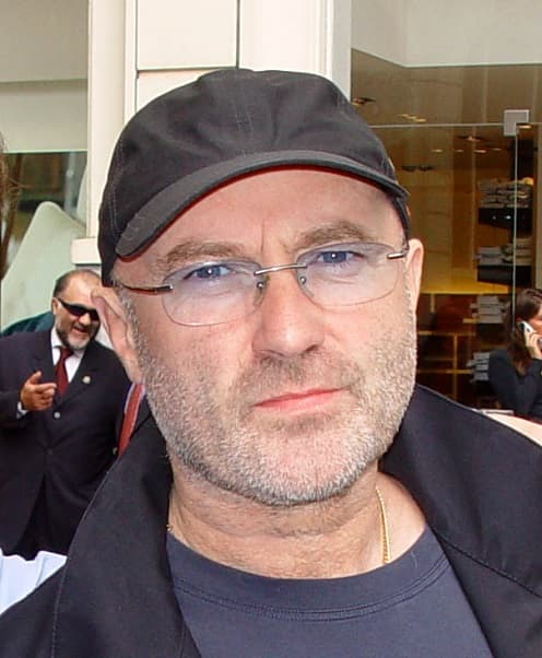 Chanteur blanc Phil Collins