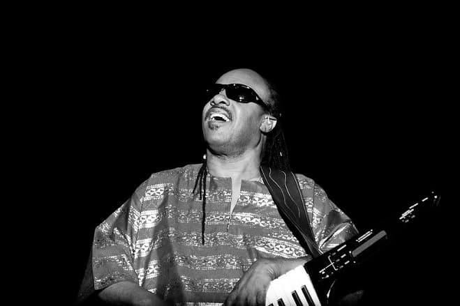Chanteur noir Stevie Wonder