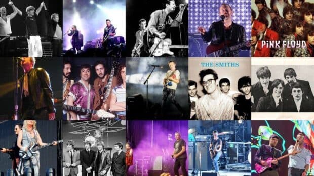 Groupes rock anglais