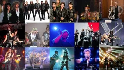 Groupes rock annees 80