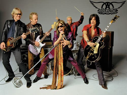 Groupe rock legendaire Aerosmith